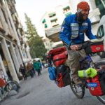 Danilo Callegari in bicicletta durante Extreme Europe
