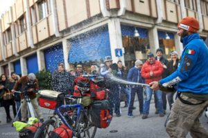 Danilo Callegari festeggia il successo della sua avventura