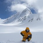Danilo Callegari in solitario sulle montagna innevata
