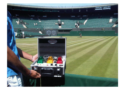 Il primo esemplare del SensoBuzz sul Campo Centrale di Wimbledon (2010).